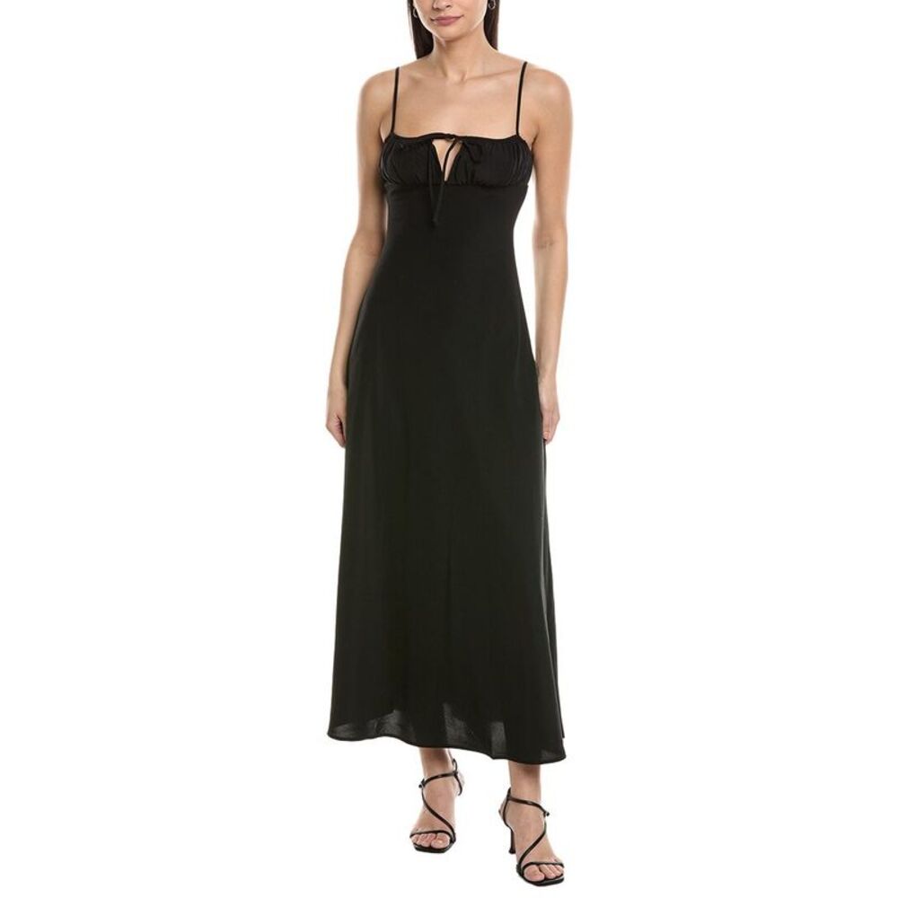 Weworewhat Womens Cami Midi Dress, Black
